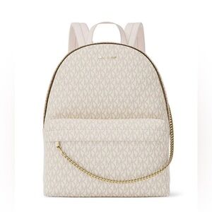 NEW Michael Kors Slater Medium Signature Logo Backpack